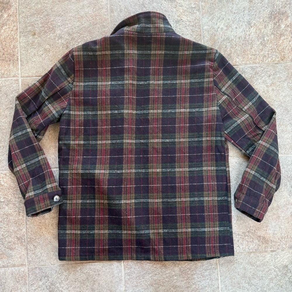 Manly Flannel Button Down Jacket Size Men NWT - Picture 9 of 9